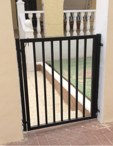Metal Single Gate nr 11 home security in Murcia by Eriks Metal Work
