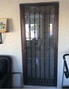 Metal Single doors nr 14 home security in Murcia by Eriks Metal Work