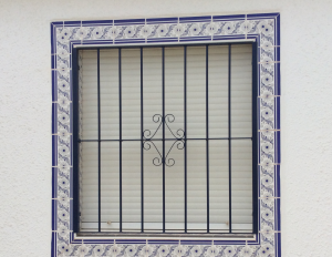 Metal Single window nr 3 home security in Murcia by Eriks Metal Work