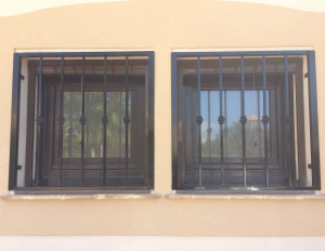 Metal Single window nr 12 home security in Murcia by Eriks Metal Work