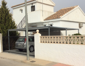Metal Carports nr 2 home security in Murcia by Eriks Metal Work