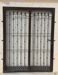 Metal Fire-escape window nr 3 home security in Murcia by Eriks Metal Work