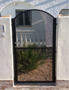 Metal Single Gate nr 26 home security in Murcia by Eriks Metal Work