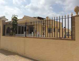 Metal Fence railings nr 1 home security in Murcia by Eriks Metal Work