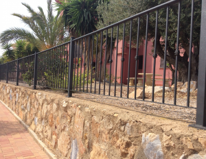 Metal Fence railings nr 3 home security in Murcia by Eriks Metal Work