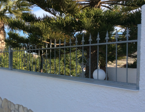 Metal Fence railings nr 7 home security in Murcia by Eriks Metal Work
