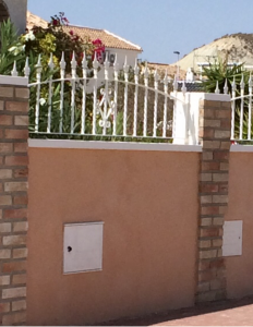 Metal Fence railings nr 9 home security in Murcia by Eriks Metal Work