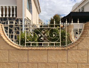 Metal Fence railings nr 10 home security in Murcia by Eriks Metal Work