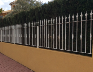 Metal Fence railings nr 13 home security in Murcia by Eriks Metal Work