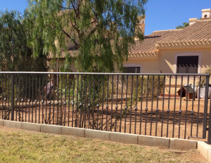Metal Fence railings nr 15 home security in Murcia by Eriks Metal Work