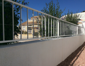 Metal Fence railings nr 20 home security in Murcia by Eriks Metal Work